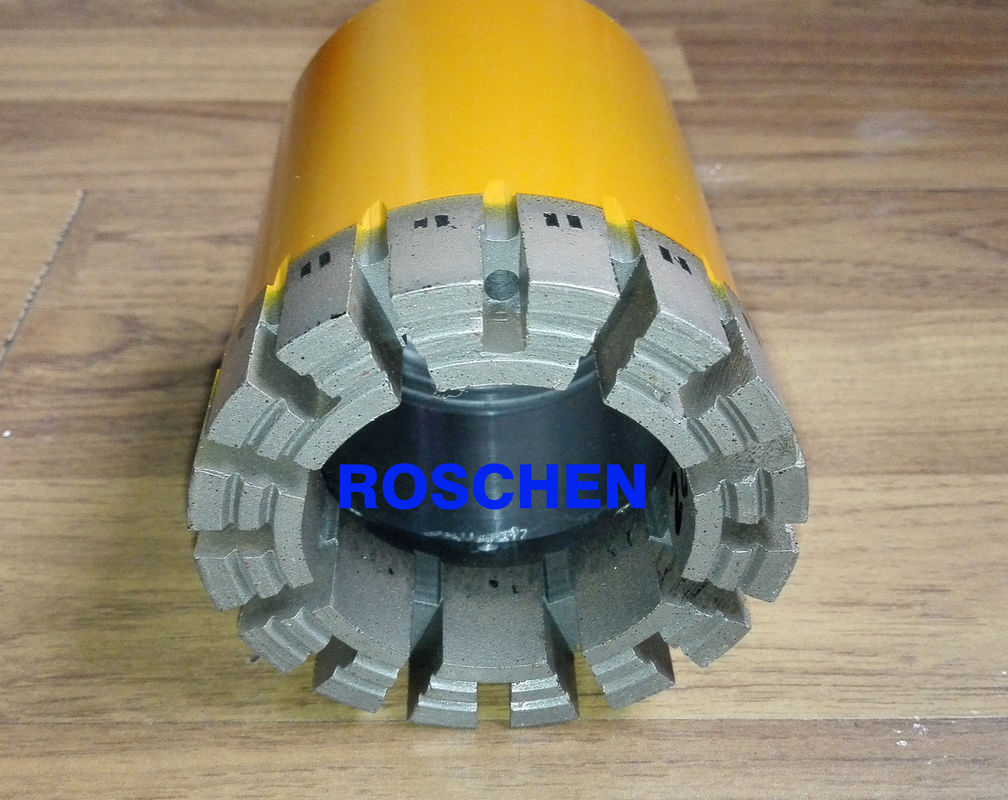 Q Wireline Coring System NQ HQ PQ Impregnated Drill Drill Bits , ISO