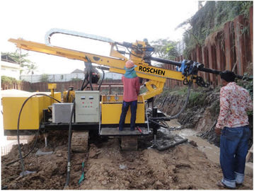 Crawler Drilling Rig with full hydraulic power head For Anchoring Hole drilling