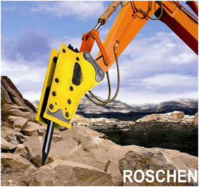 Excavator Breaker Efficient Division Drilling Rig Machine For Rock Spliting , Quarrying Broken