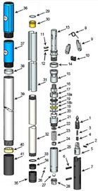 Multi Functional Boart Longyear Core Barrel System Core Diamond Drill Bits