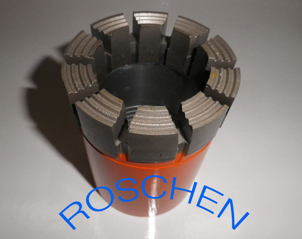 Impregnated Small Core Bore Bits , Diamond Core Drilling Bits T2 56 mm