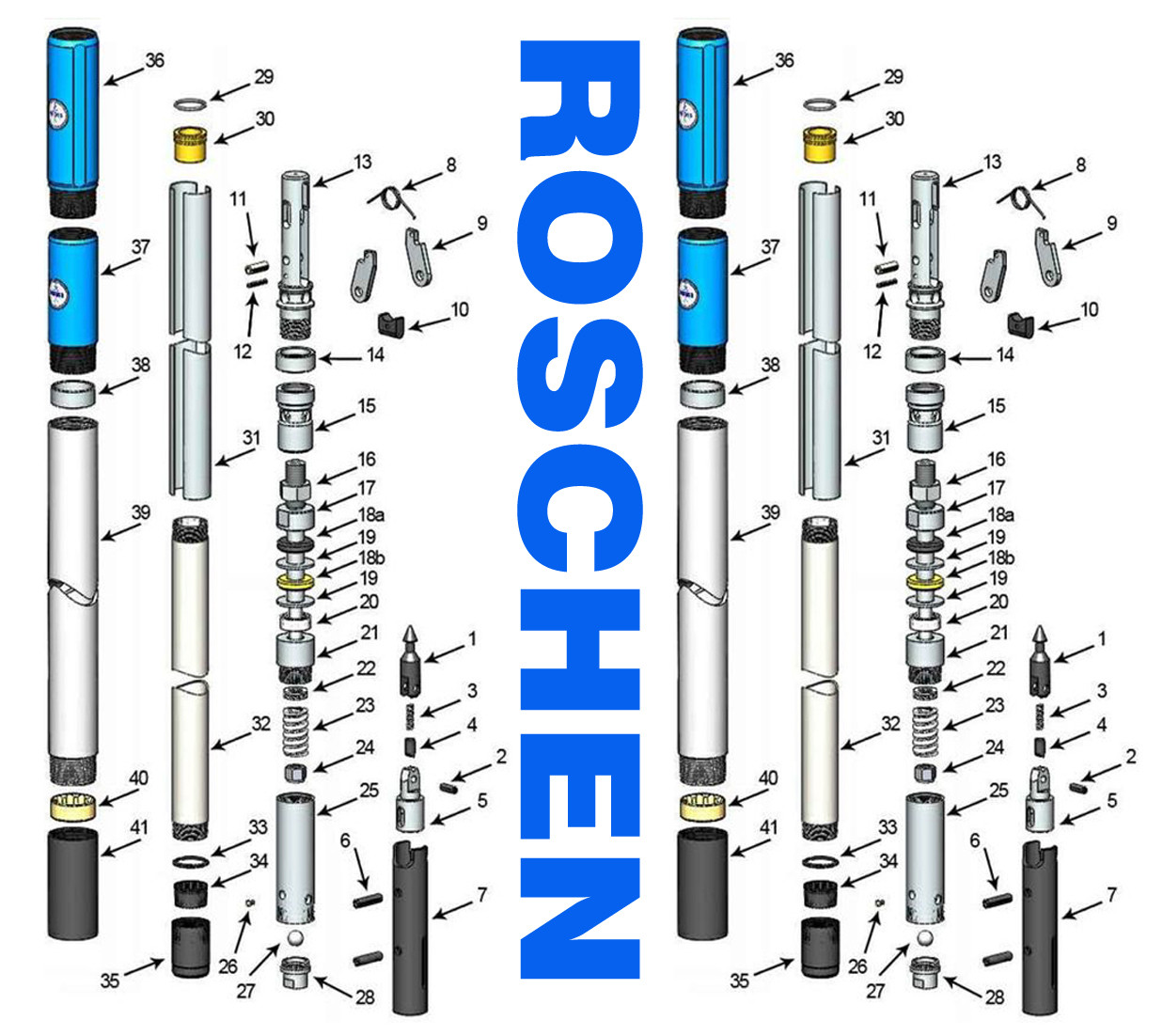 Multi Functional Drilling Boart longyear Core barrels NQ HQ PQ NMLC