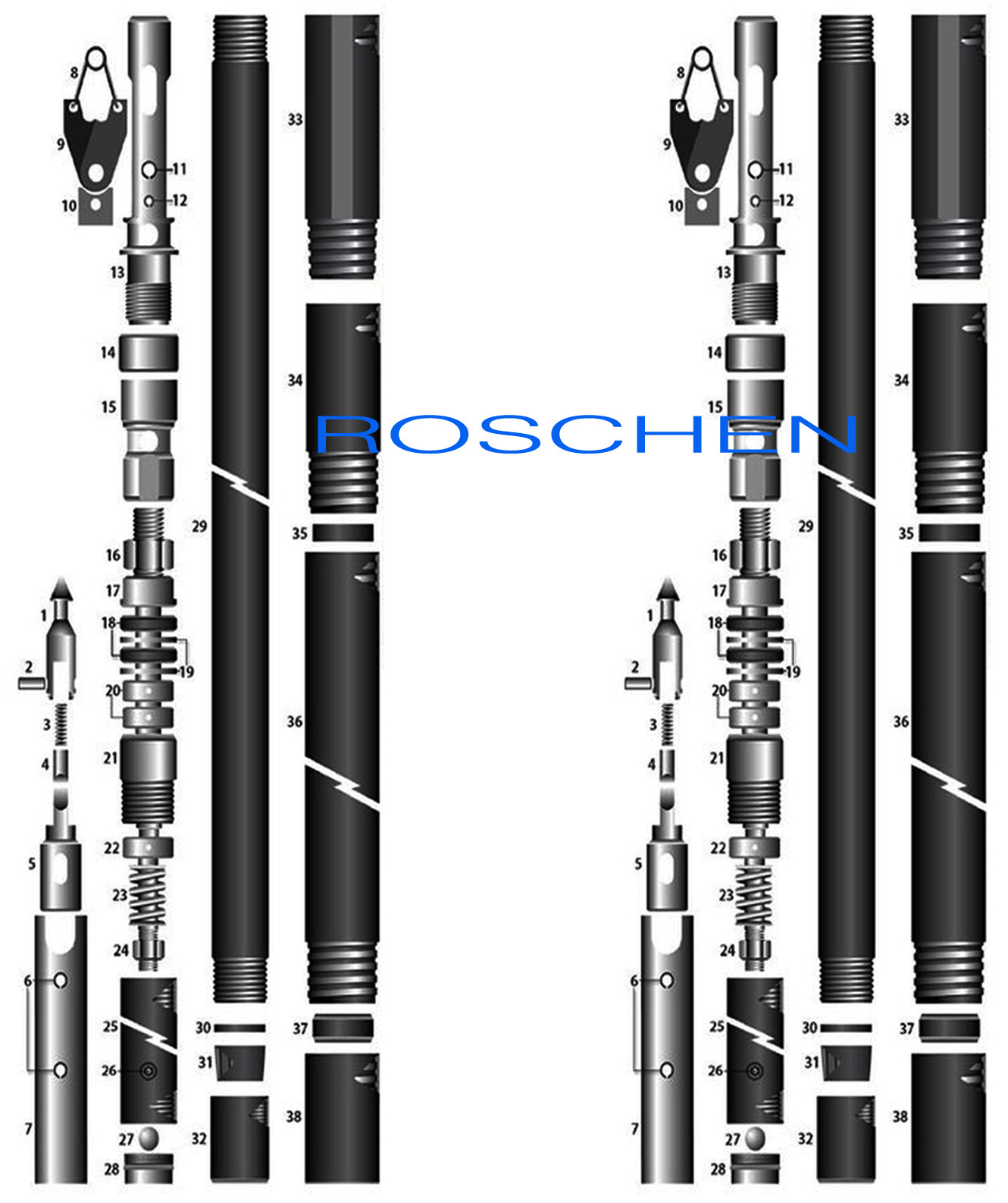 Multi Functional Drilling Boart longyear Core barrels NQ HQ PQ NMLC