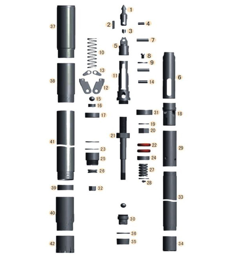 Exploration Core Drilling Wireline Core Barrel BQ HQ NQ PQ with Long Life