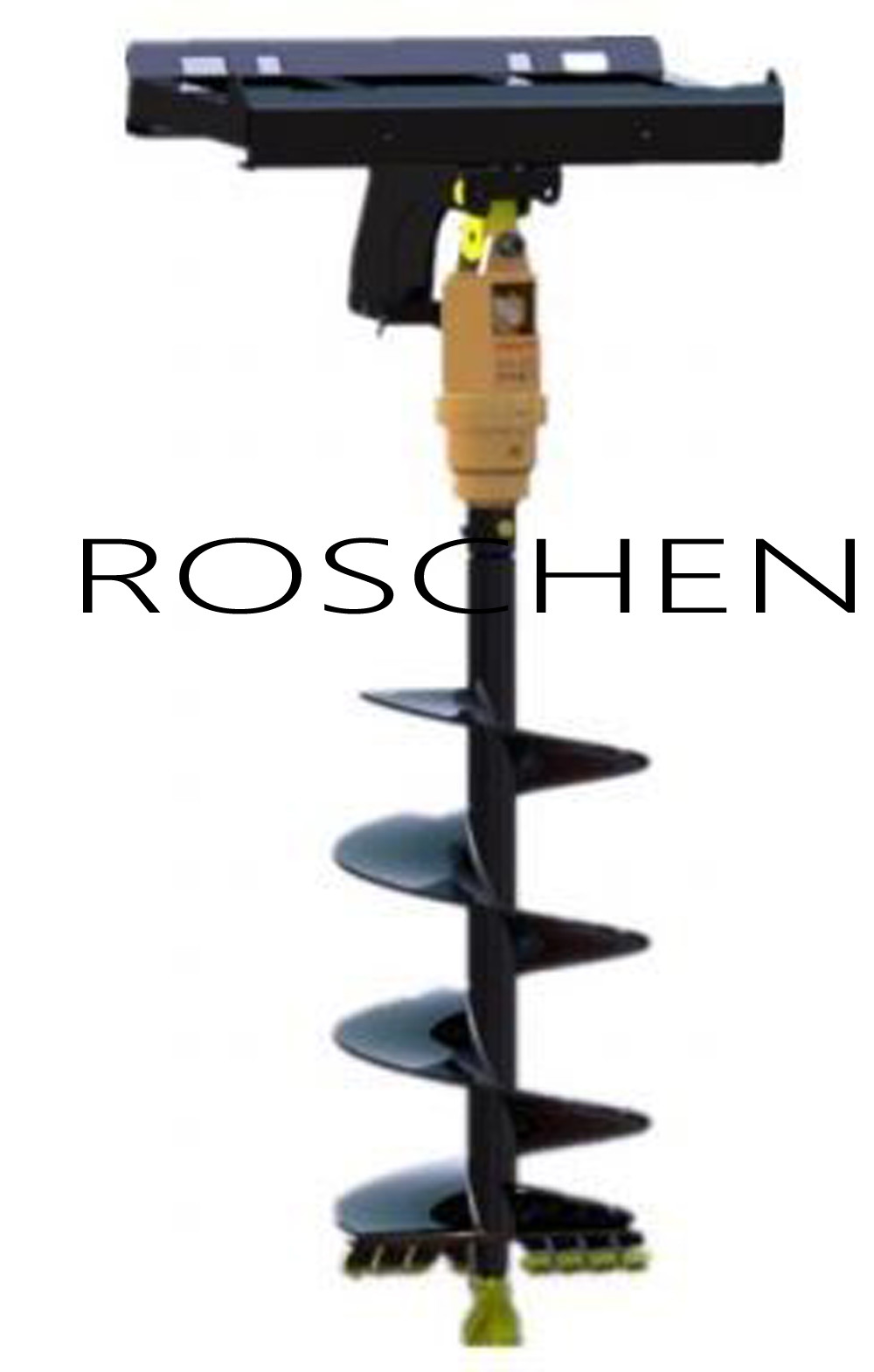 Soil Auger Set With Two Stroke Engine And Augers To Drill For Water