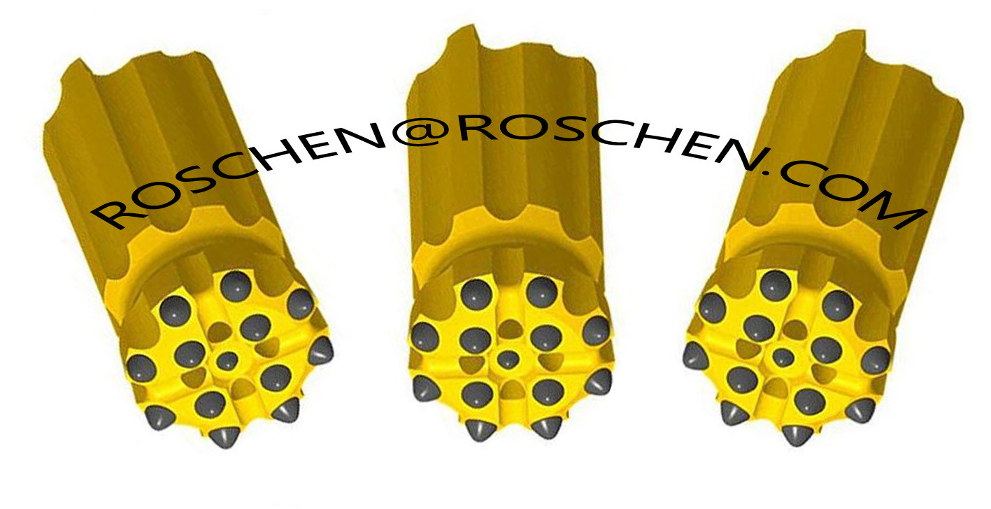 GT 60 127mm Retract Button Bits Top Hammer Drilling for Rock Drilling