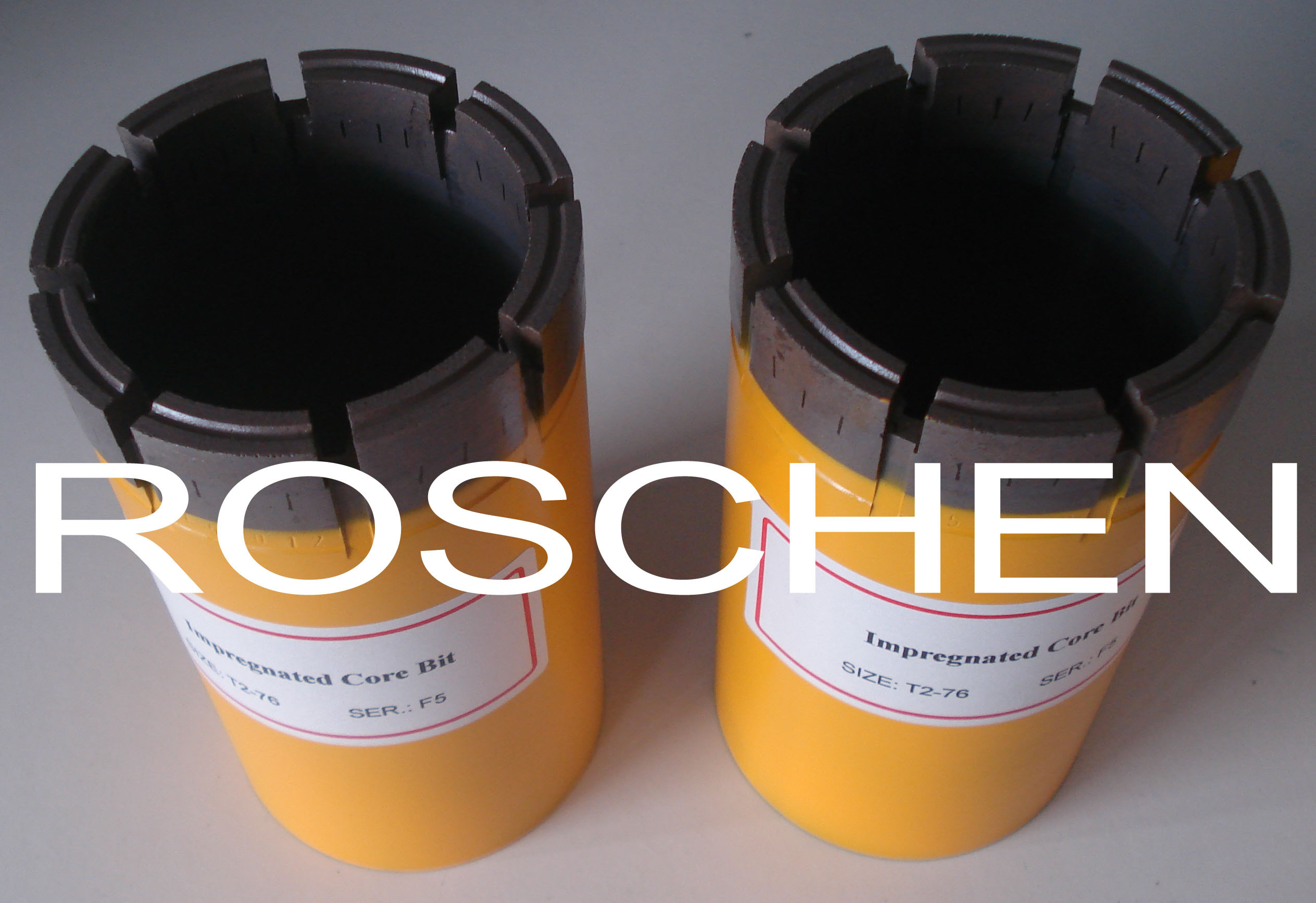 Exploration Core Drilling HQ Impregnated Diamond Core Drill Bits For Rock