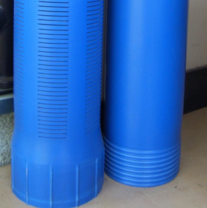 UPVC Plastic Screen Casing Pipe Tube For Water Well High Strength For