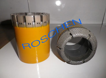 HQ Surface Set Polycrystalline Diamond Core Drill Bits High Penetration Rate