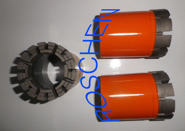 Mineral Exploration Rock Drilling Equipment Rig Drill Bits With Synthetic Natural Diamond Material