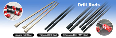 11 Degree Tapered Rock Drill Rods , Tungsten Carbide Rod In Underground Mining Industry
