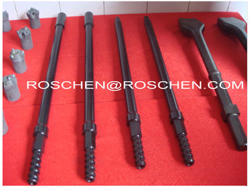 H19 Hexagonal Chisel Bit Integral Top Hammer Drilling , Rock Drill Rods 19mm 108mm