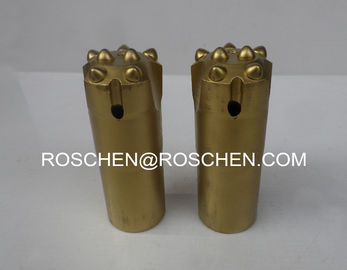 Button Size 43mm R32 Threaded Drill Bits For Zambia Copper Mining Drilling
