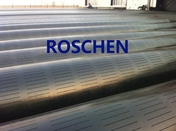 Slotted Pipe , Carbon Steel Tube , Oil Screen Tube Control Sand Coring Drilling