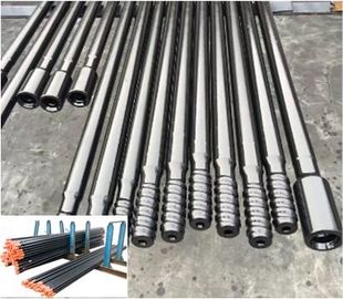 Durable Top Hammer Drilling Drifting Extension Rod And Threaded Drill Rod