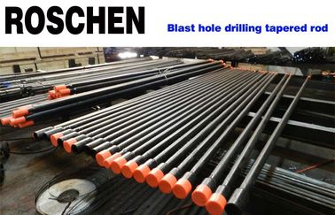 2400mm Blast hole drilling tapered rod Top Hammer Drilling for Granite