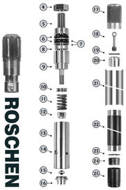 Triple Core Barrel for water well drilling, AMLC/ BMLC / NMLC / HMLC Size