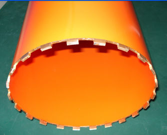 Engineering Thin Tube Diamond Core Bits Ø200mm for hard aggregate material
