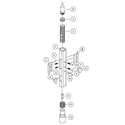 SW/SWT Landfill Drilling Casing Inner Assembly - Right Hand Thread